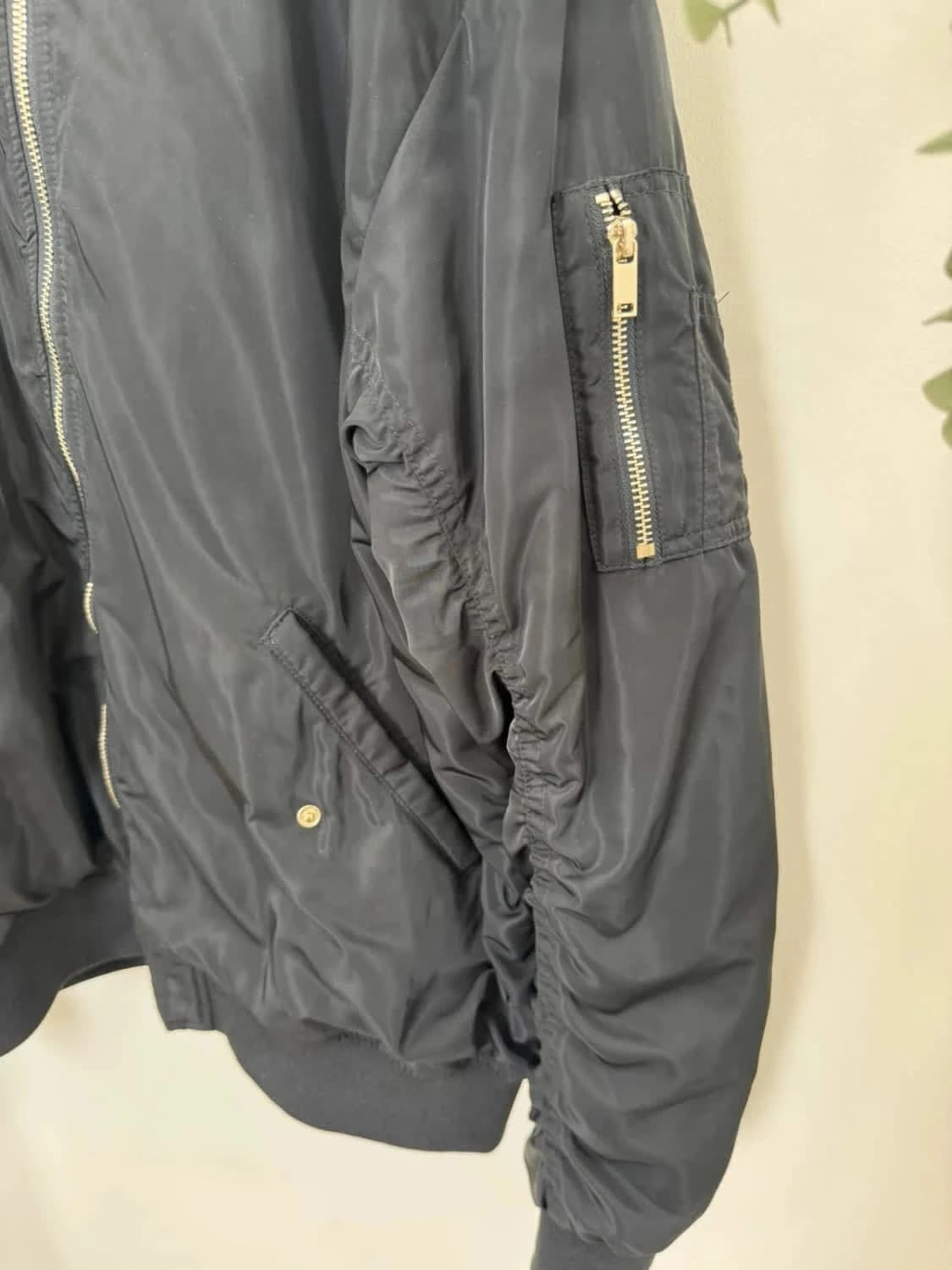 Bomber noir Jacket H&M taille 40 - Photo 5/8