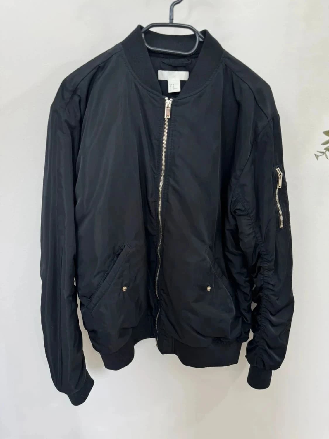 Bomber noir Jacket H&M taille 40 - Photo 3/8