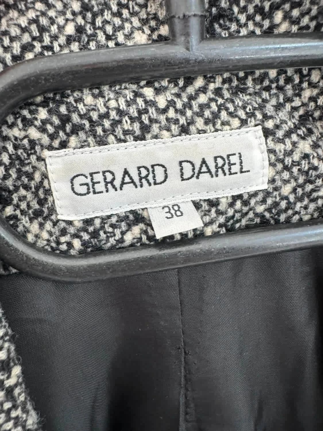 Blazer en laine Gérard Darel noir & blanc taille 38 - Photo 3/9