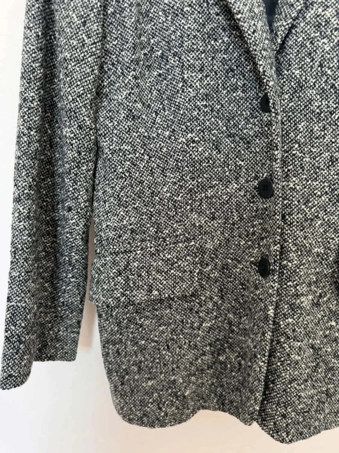 Blazer en laine Gérard Darel noir & blanc taille 38 - Photo 4/9