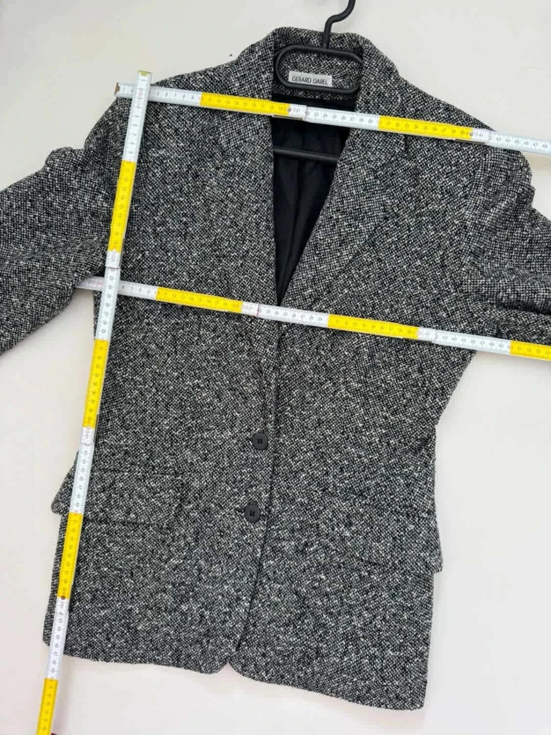 Blazer en laine Gérard Darel noir & blanc taille 38 - Photo 8/9
