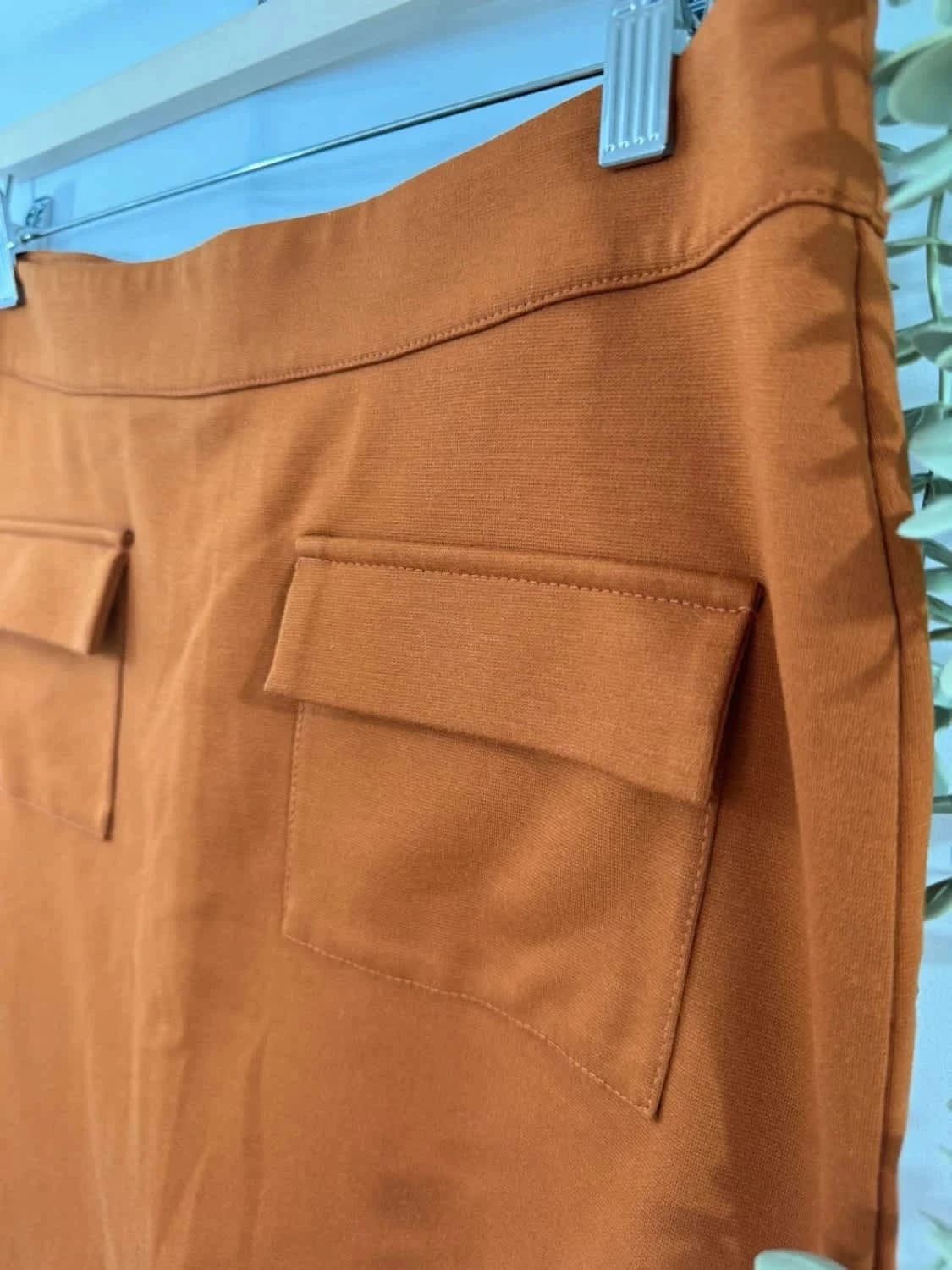 Jupe cargo Ichi orange taille L - Photo 3/6