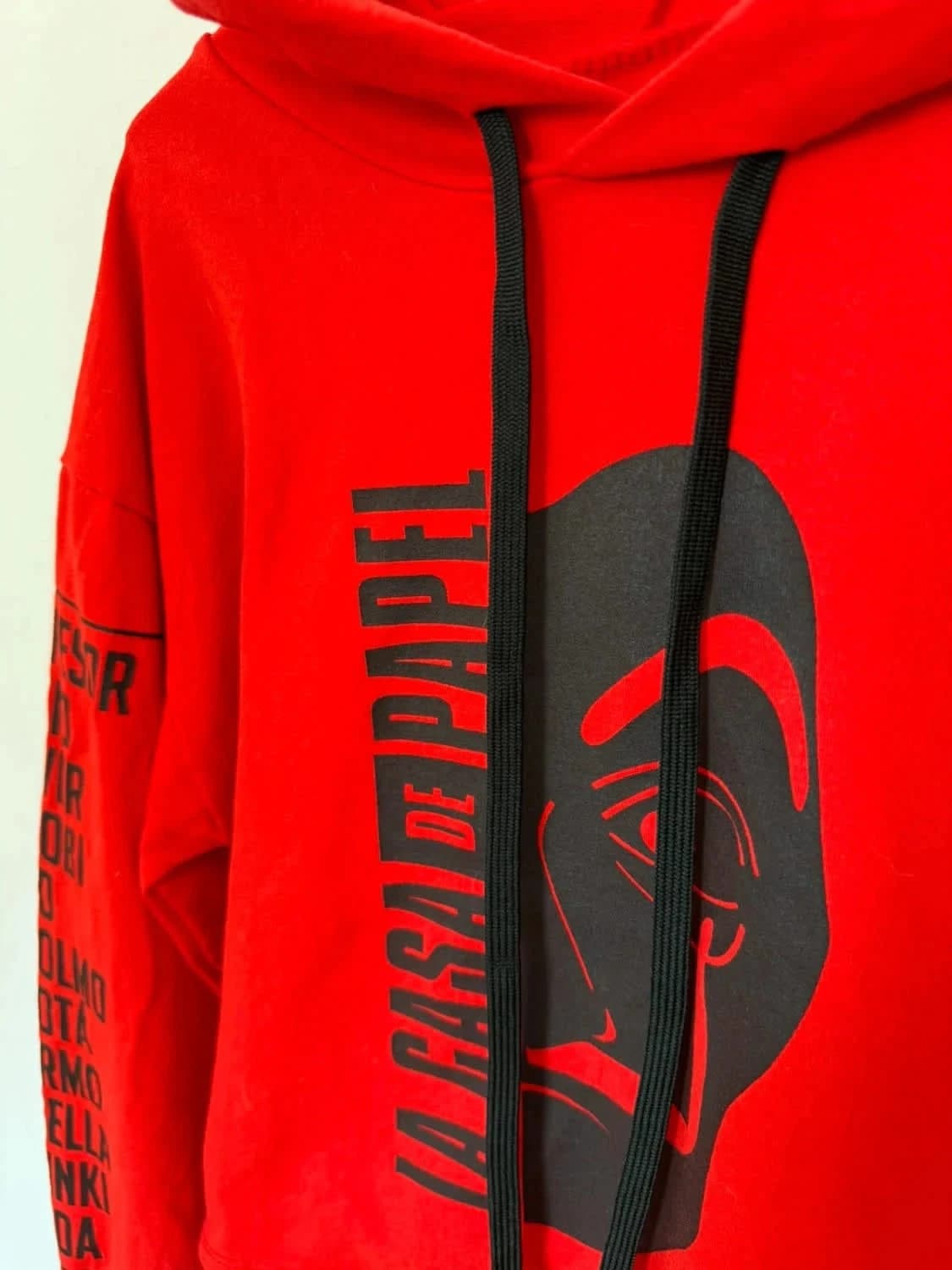 Hoodie/Sweat à capuche rouge La Casa de Papel - Photo 4/4