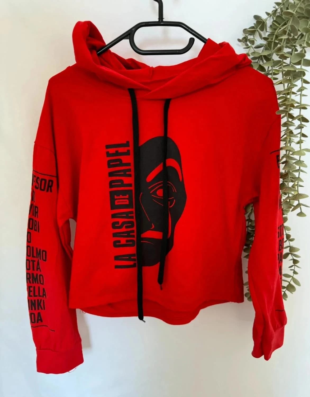 Hoodie/Sweat à capuche rouge La Casa de Papel - Photo 2/4