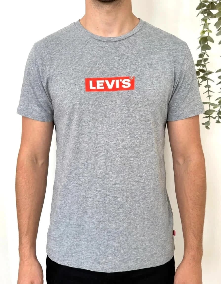 T-shirt coton Levi’s gris chiné logo rouge poitrine taille M - FP2512167 - Photo 1/8