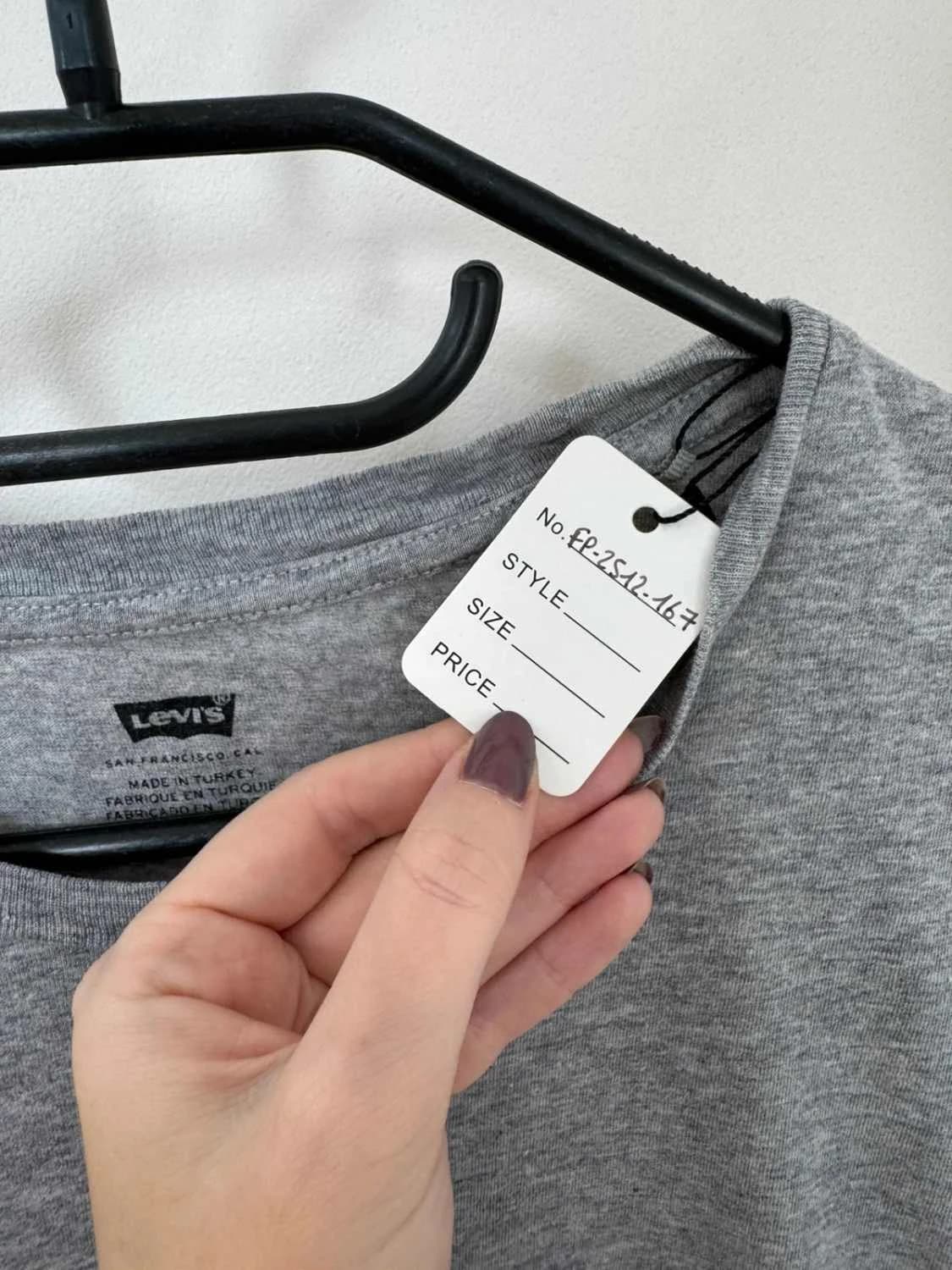 T-shirt coton Levi’s gris chiné logo rouge poitrine taille M - FP2512167 - Photo 6/8