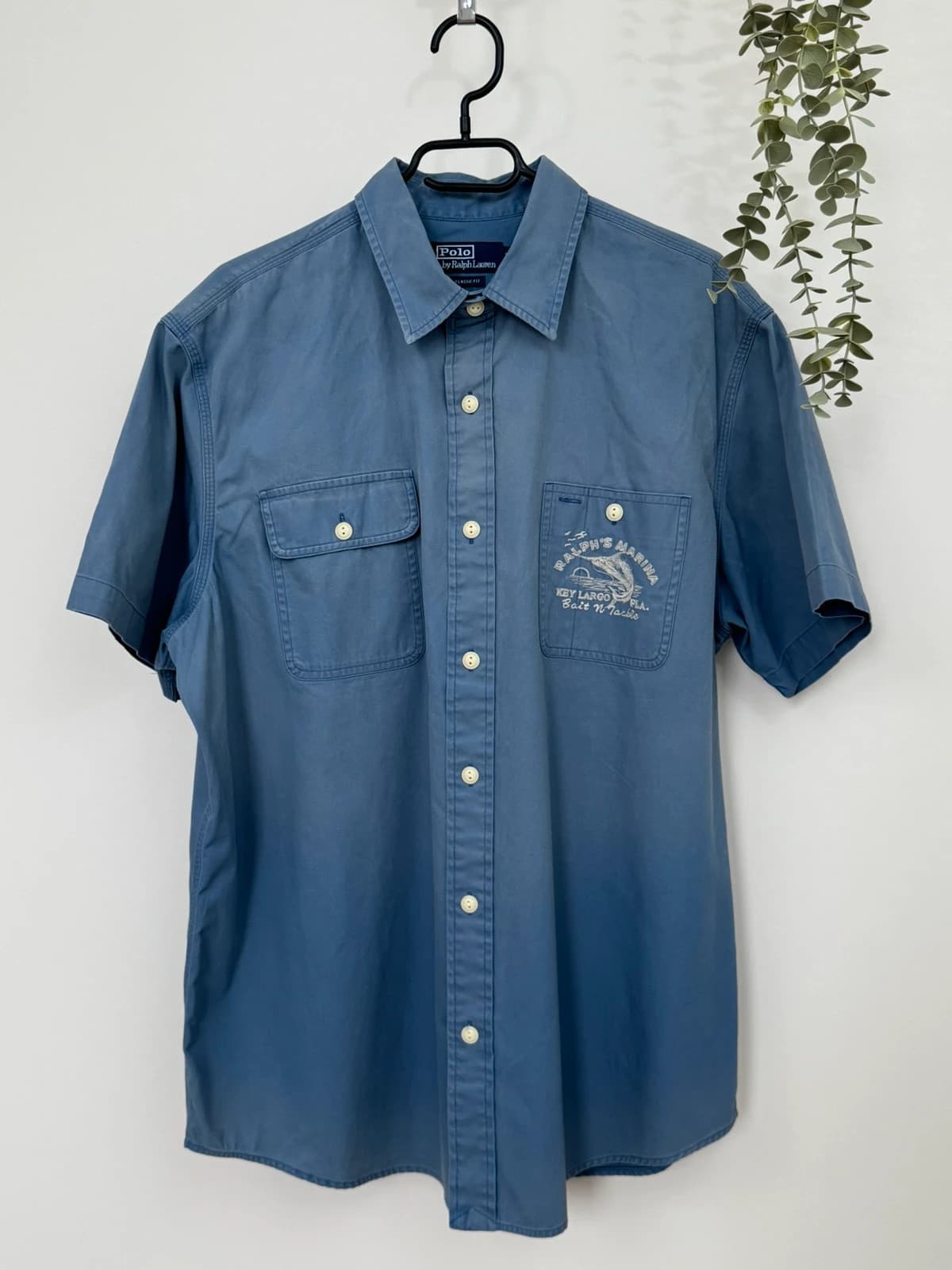Chemise manches courtes workwear Ralph’s Marina Polo Ralph Lauren bleu taille XL - FP260175 - Photo 2/10