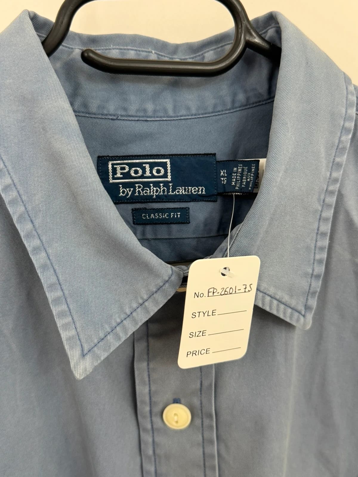 Chemise manches courtes workwear Ralph’s Marina Polo Ralph Lauren bleu taille XL - FP260175 - Photo 4/10