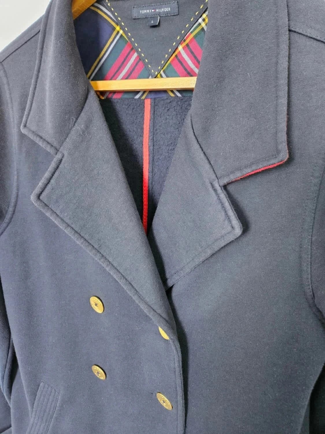 Veste mi-saison Tommy Hilfiger bleu marine taille L - Photo 3/8