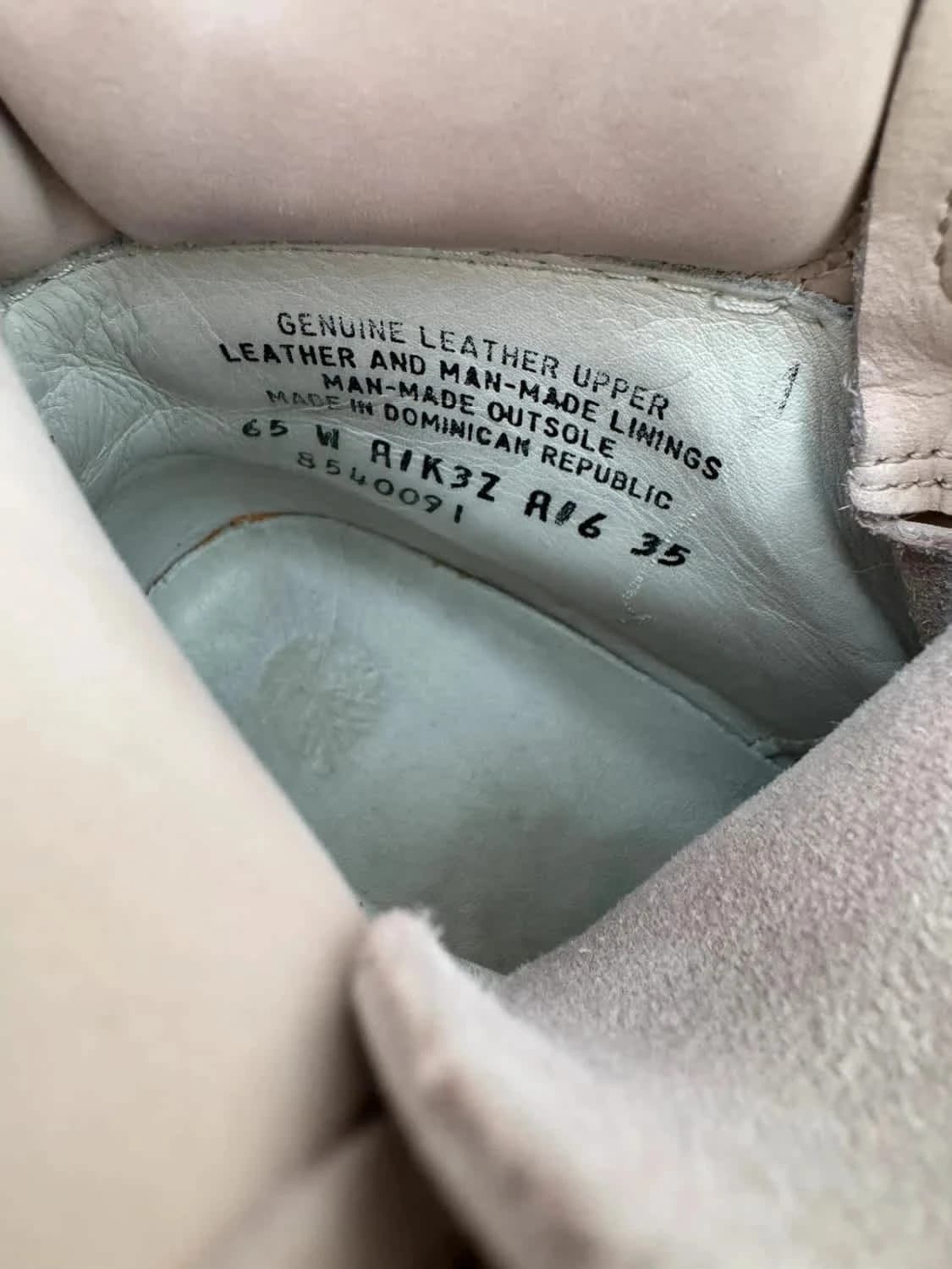 Boots en cuir Timberland rose pâle taille 37.5 - Photo 11/11