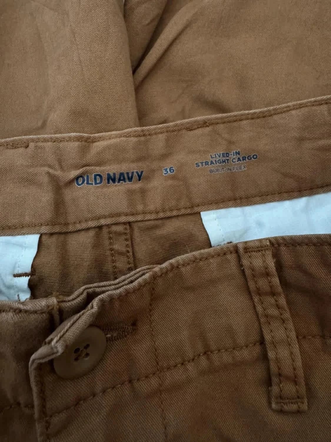 Short cargo Old Navy marron camel taille W36 - Photo 3/5