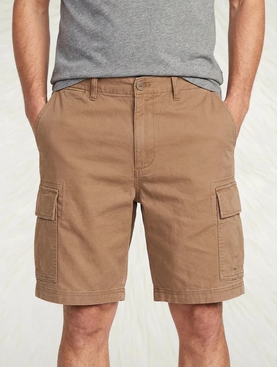 Short cargo Old Navy marron camel taille W36 - Photo 1/5