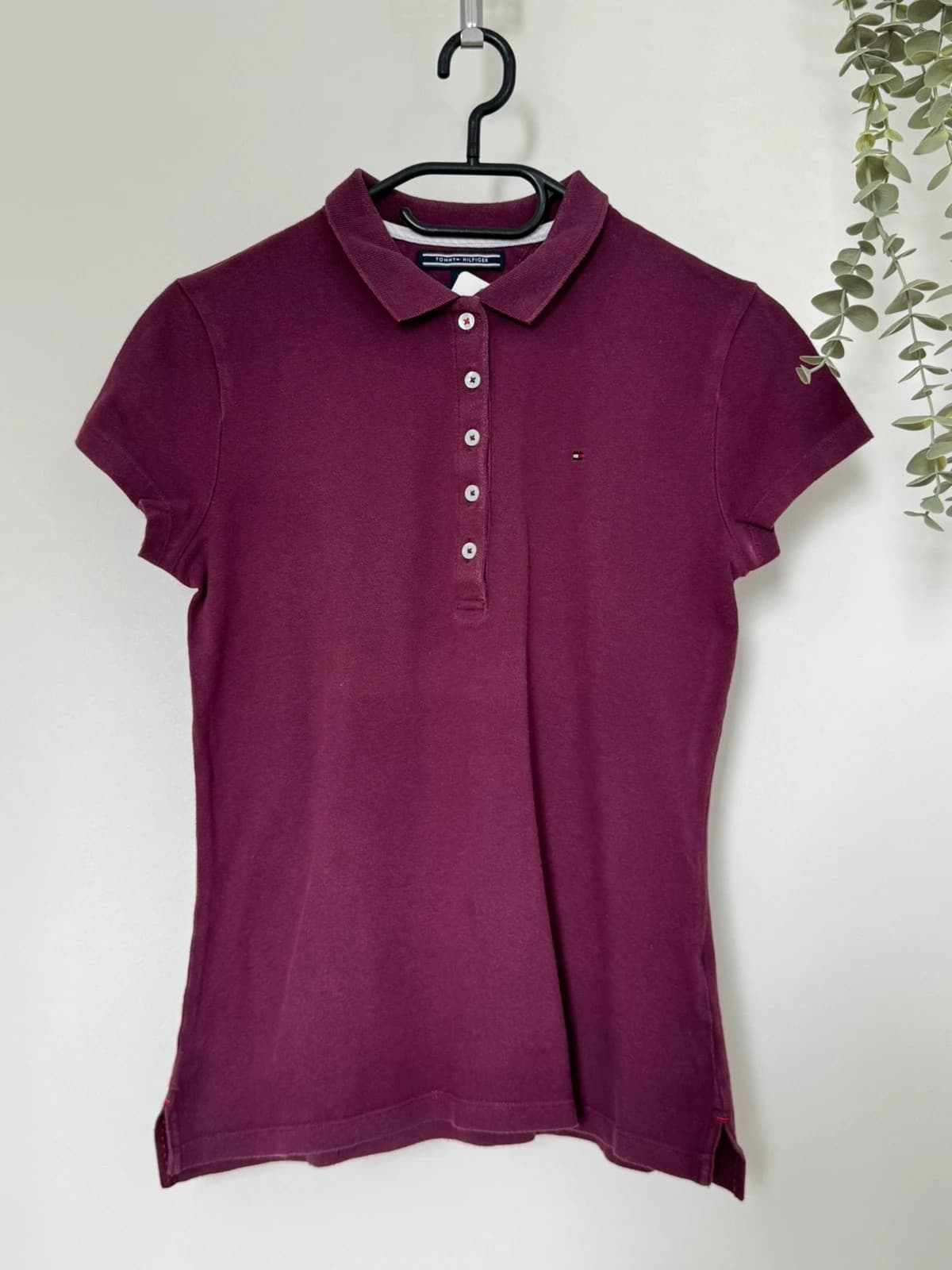 Polo piqué slim fit Tommy Hilfiger prune bordeaux taille XS - FP260230 - Photo 2/7
