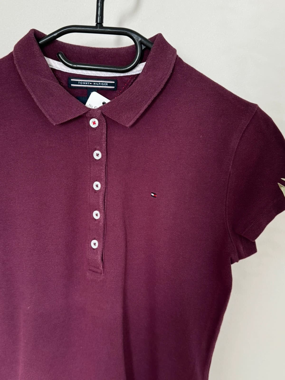 Polo piqué slim fit Tommy Hilfiger prune bordeaux taille XS - FP260230 - Photo 3/7