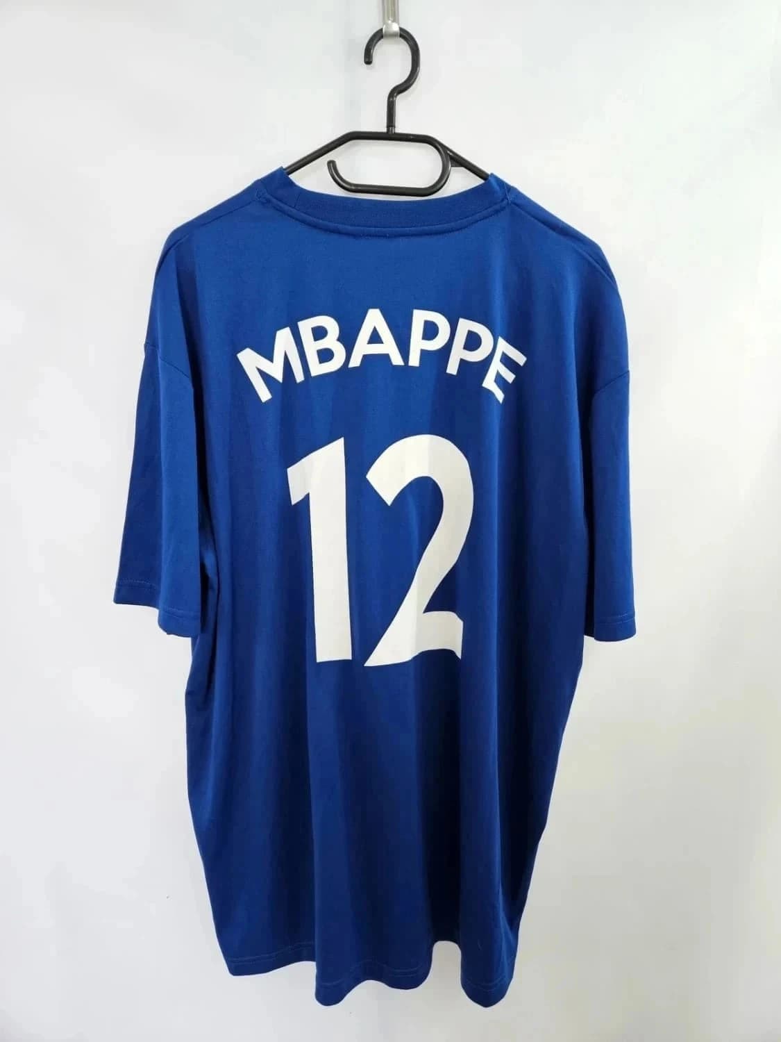 Maillot de foot bleu Mbappé n°12 équipe de France - Photo 7/7
