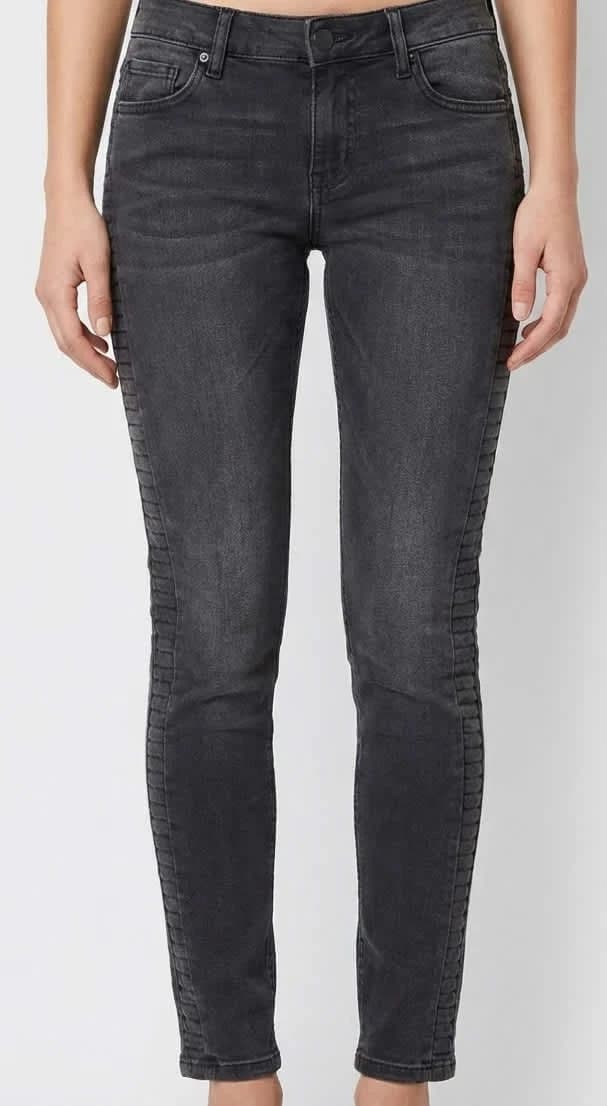 Jean noir denim taille basse Maje - Photo 1/7