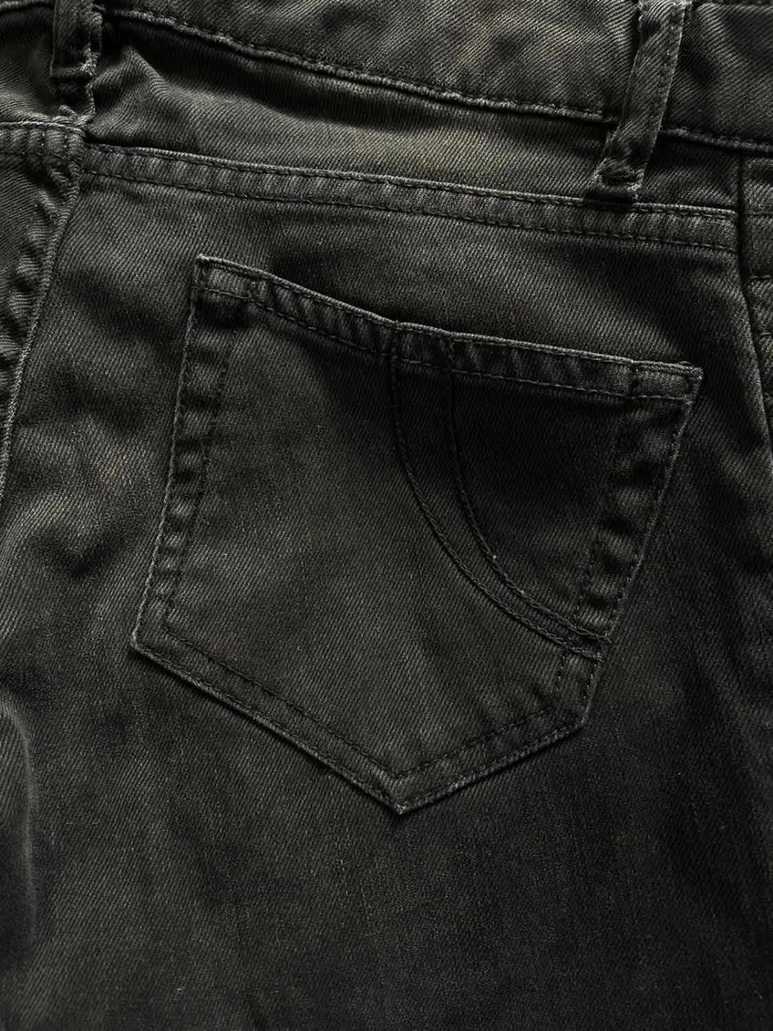 Jean noir denim taille basse Maje - Photo 6/7