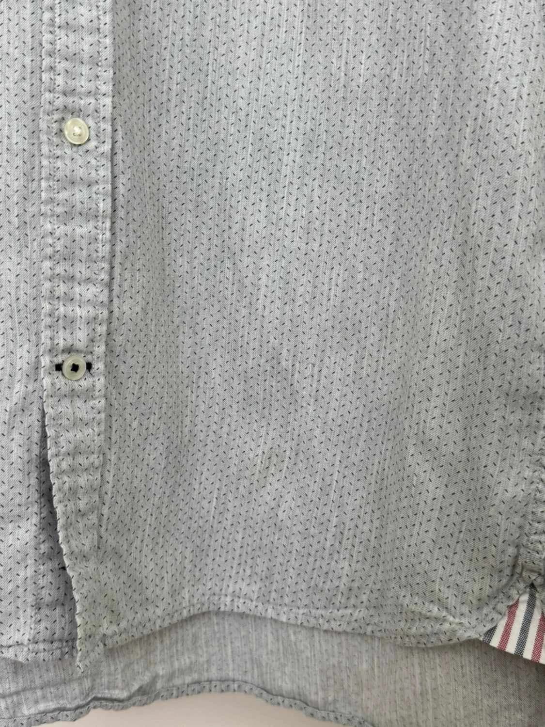 Chemise coton slim fit Tommy Hilfiger gris clair à motifs taille M - FP260122 - Photo 4/8
