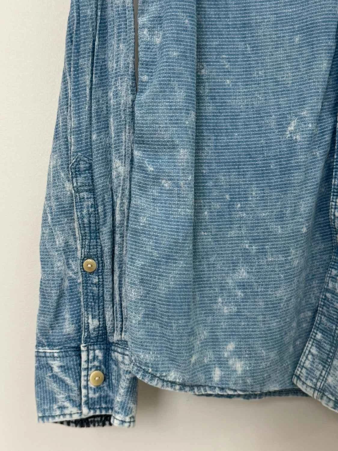 Chemise effet denim slim Tommy Hilfiger bleu taille XS - FP260141 - Photo 3/9