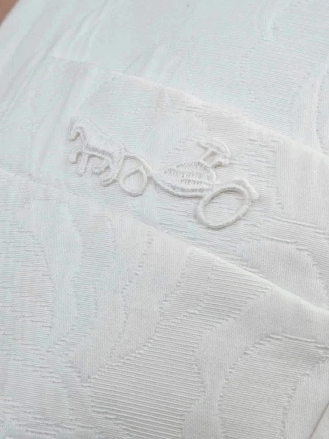 Gilet sans manches vintage Weill brodé blanc - Photo 7/7
