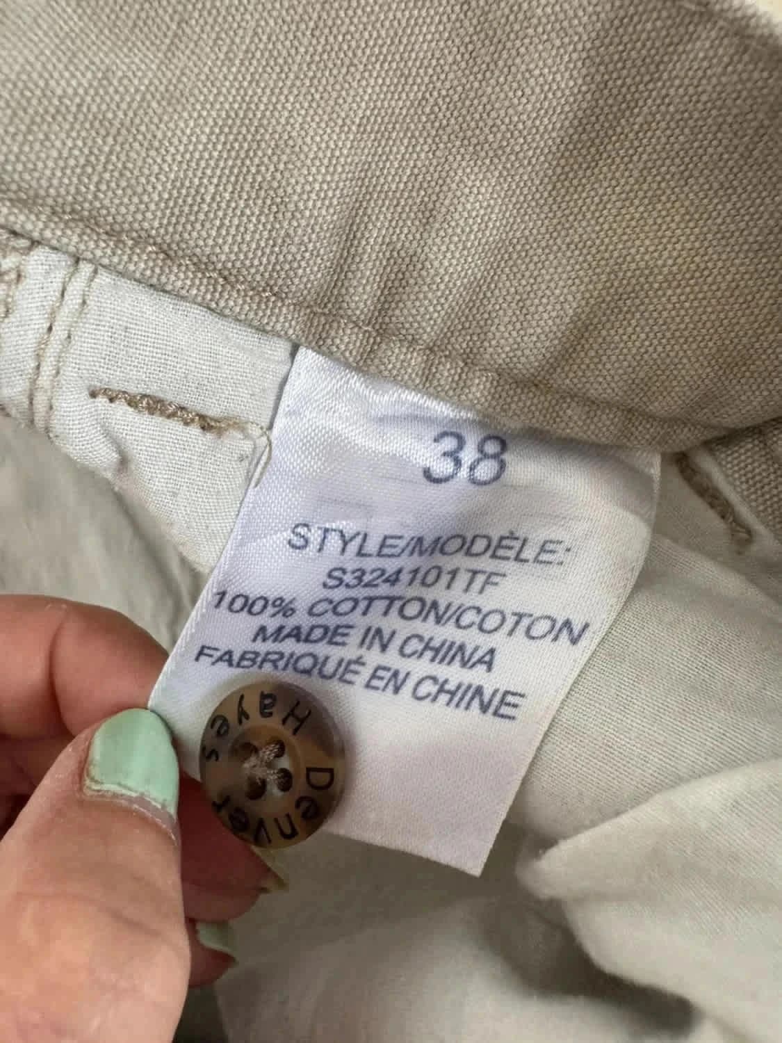 Short cargo beige Denver Hayes taille W38 - Photo 4/9