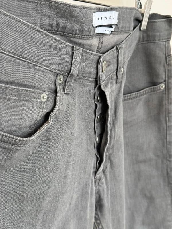 Jean gris slim Sandro étroit taille W32 - Photo 4/10
