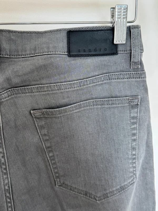 Jean gris slim Sandro étroit taille W32 - Photo 6/10