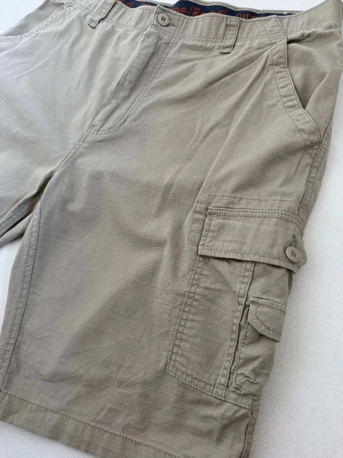 Short cargo beige WearFirst élastique taille W40 - Photo 4/7