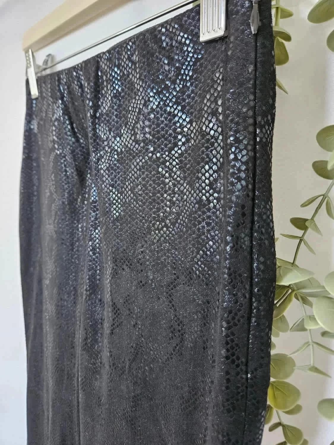 Legging Zara noir effet python taille XS - Photo 3/4