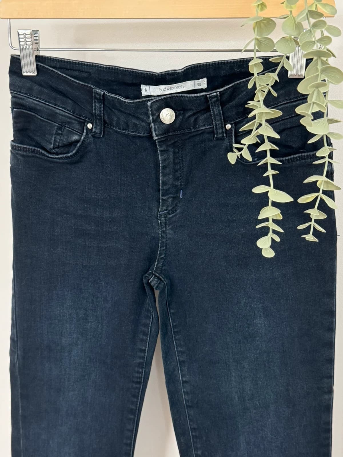 Jean slim Sud Express Padeiro bleu foncé taille 38 - Photo 3/8