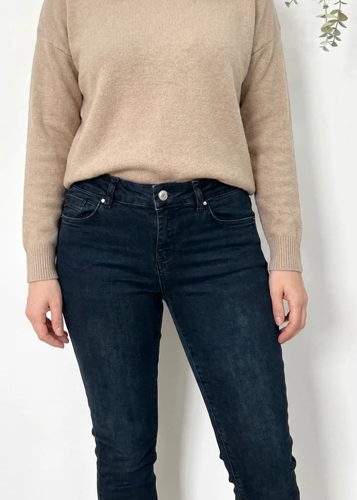 Jean slim Sud Express Padeiro bleu foncé taille 38 - Photo 1/8