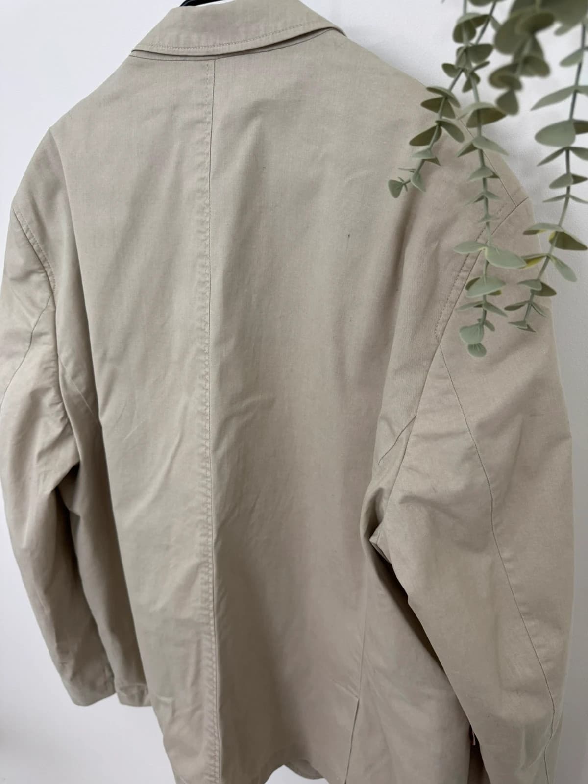 Blazer Luigi Morini beige doublure jazz taille 60/3XL - Photo 8/13