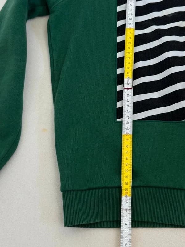 Sweat Crewneck Fred Perry x Raf Simons vert panneau rayé taille 38/S - Photo 11/11