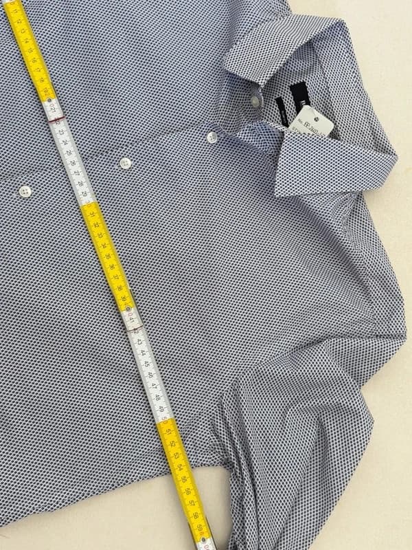 Chemise slim fit Hugo Boss motif bleu blanc taille 42/L - FP260347 - Photo 6/7