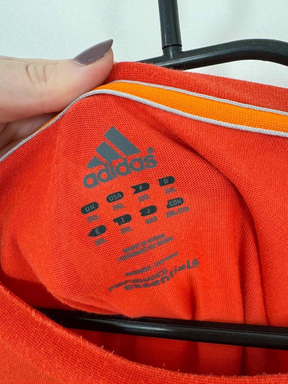 T-shirt Adidas performance orange coton sport taille 2XL - FP2512201 - Photo 5/8