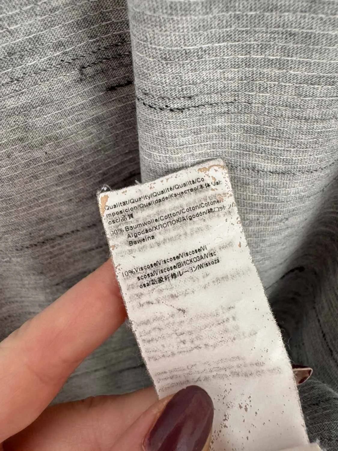 T-shirt HUGO Hugo Boss gris chiné manches raglan taille M - FP2512139 - Photo 7/7