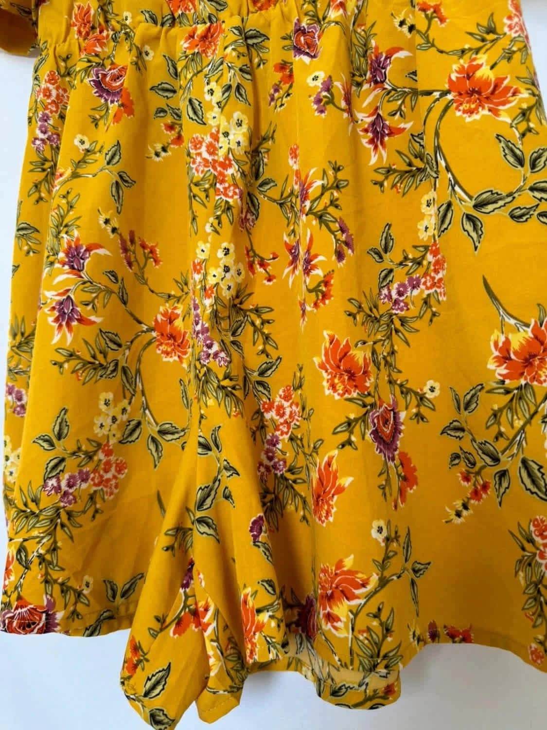Combishort jaune fleurie Timiami taille M - Photo 5/5