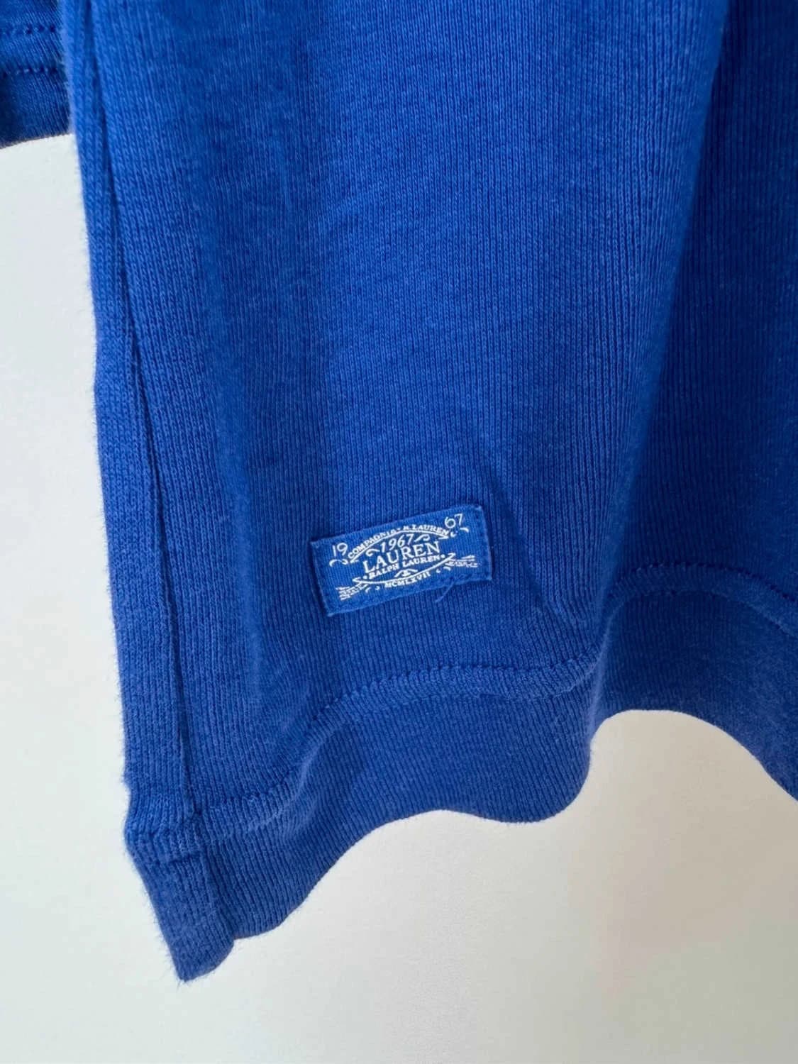 T-shirt manches longues henley Lauren Ralph Lauren violet taille M - FP2512198 - Photo 3/8