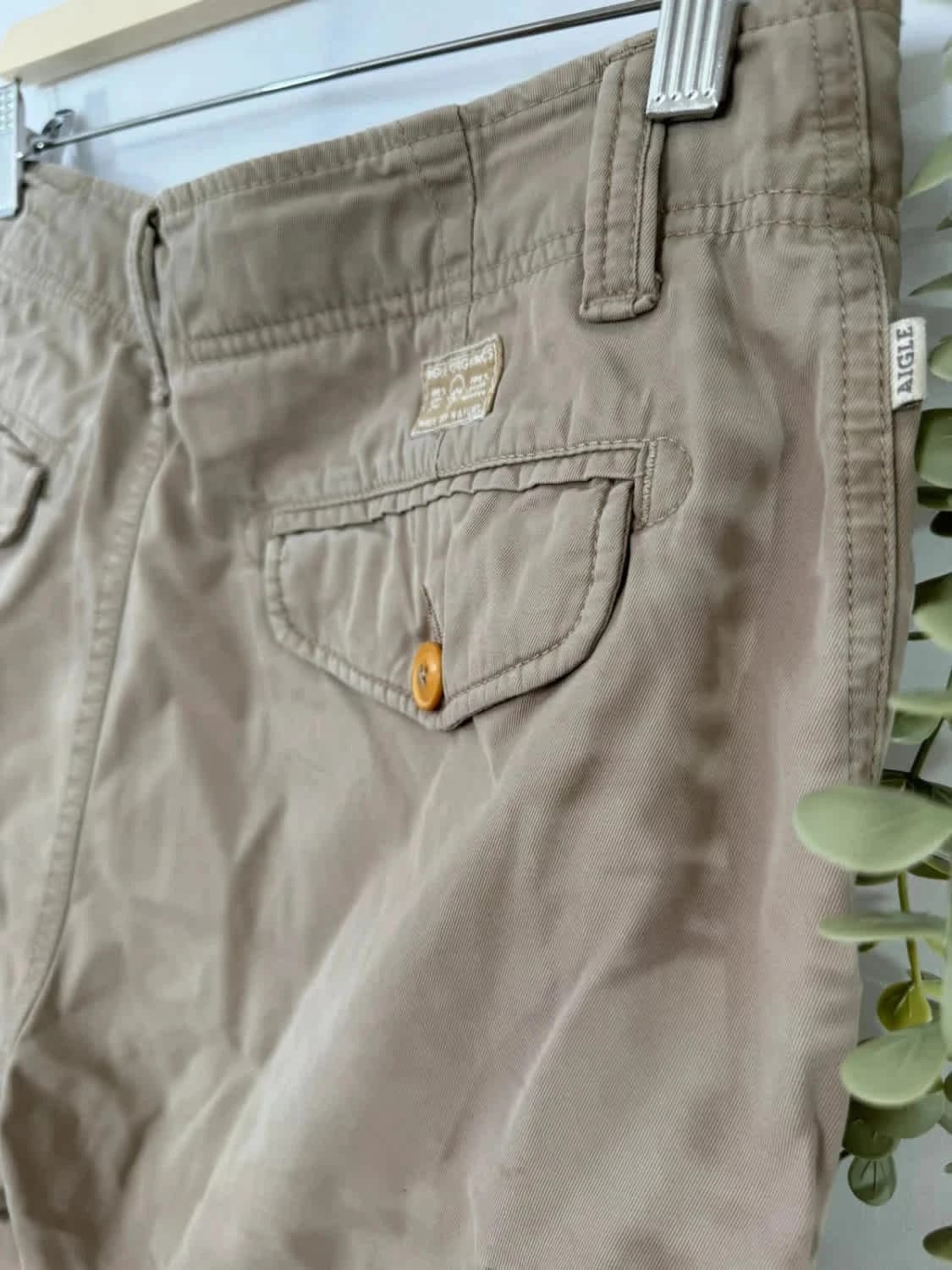 Short cargo beige Aigle taille 40 - Photo 6/10