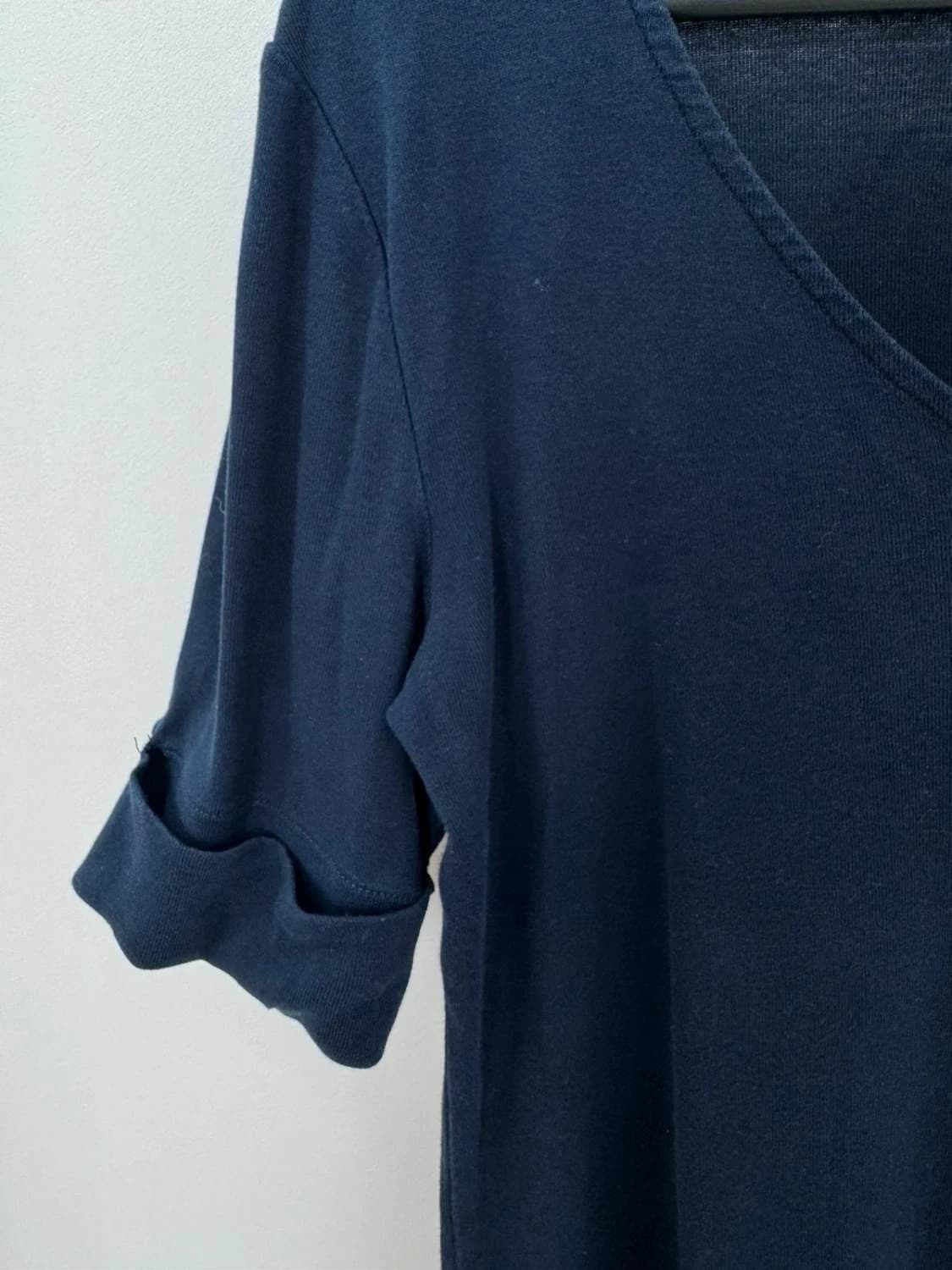 Top col V manches 3/4 Lauren Ralph Lauren bleu marine taille M - FP2512133 - Photo 3/6