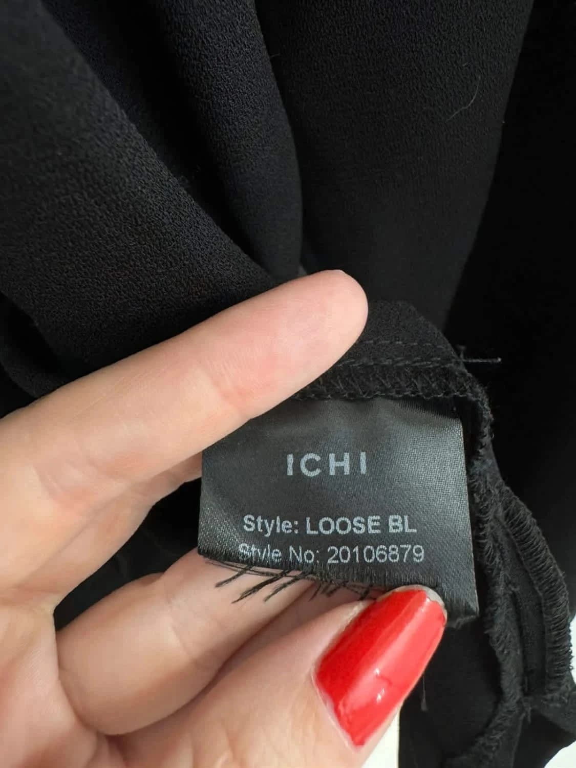 Veste Blazer noir Ichi Loose style décontracté taille 42 - Photo 5/5