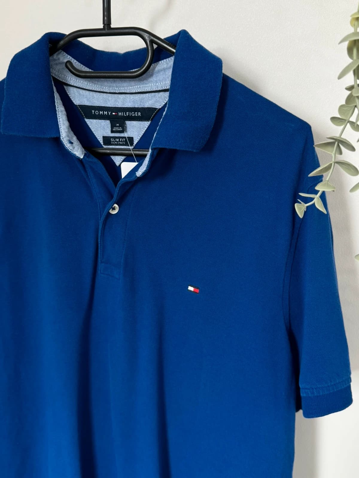 Polo slim fit Tommy Hilfiger bleu taille M - FP260234 - Photo 3/7