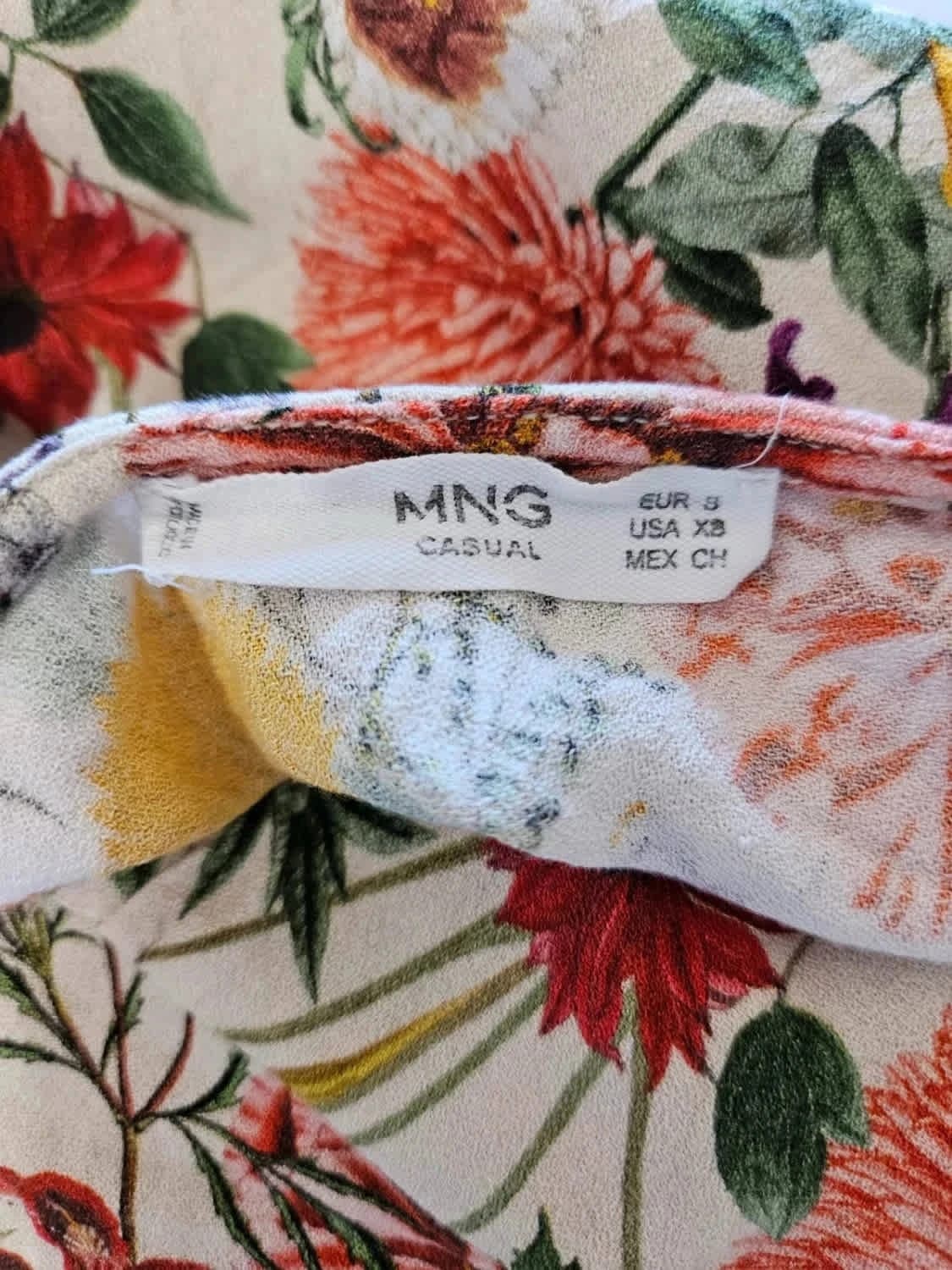 Robe fleurie Mango taille S - Photo 5/5
