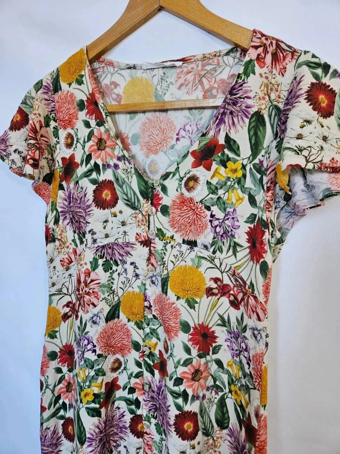 Robe fleurie Mango taille S - Photo 4/5