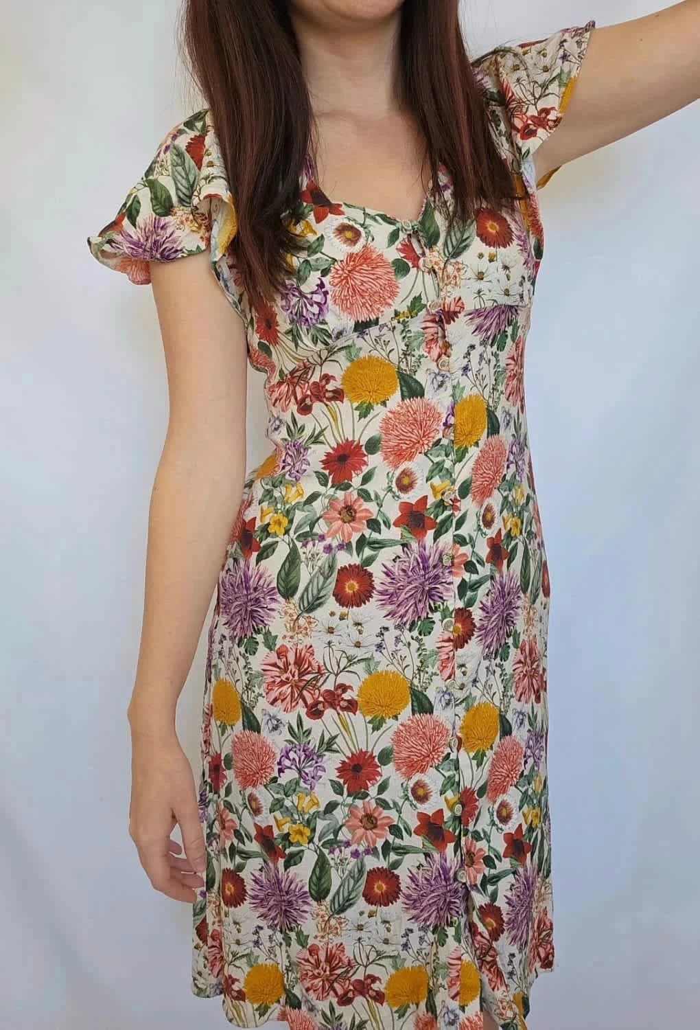 Robe fleurie Mango taille S - Photo 2/5