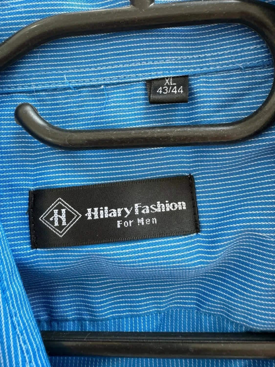 Chemise manches longues bleue à rayures taille XL - Photo 3/7