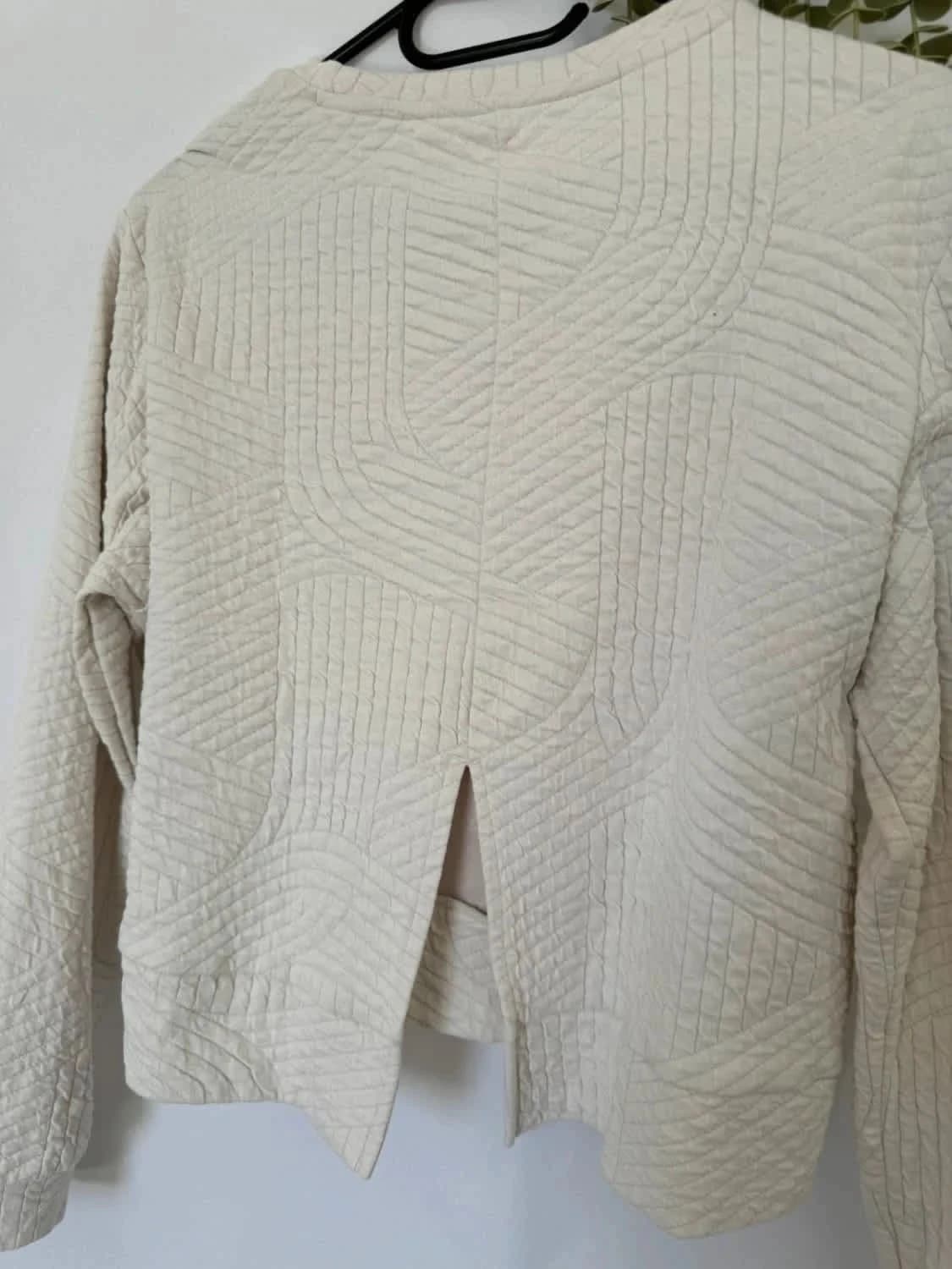 Sweat blanc Adidas texturé taille M - Photo 5/7