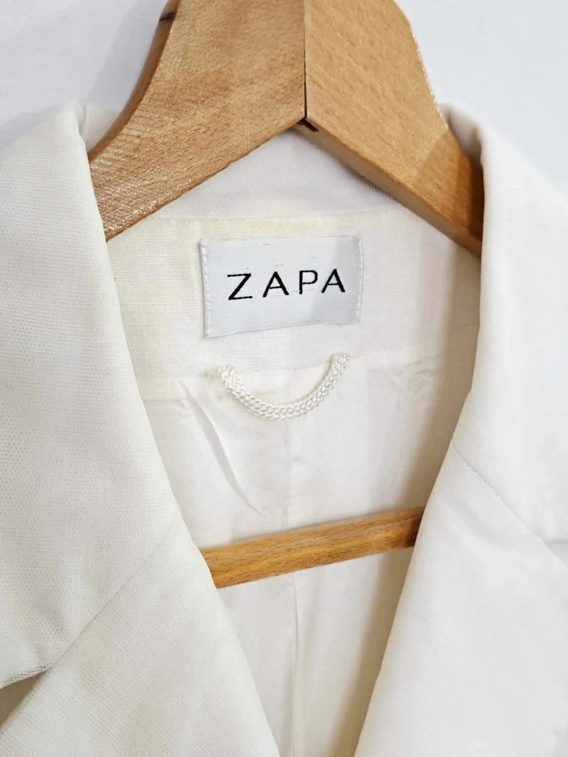 Veste blazer Zapa blanche - Photo 3/6