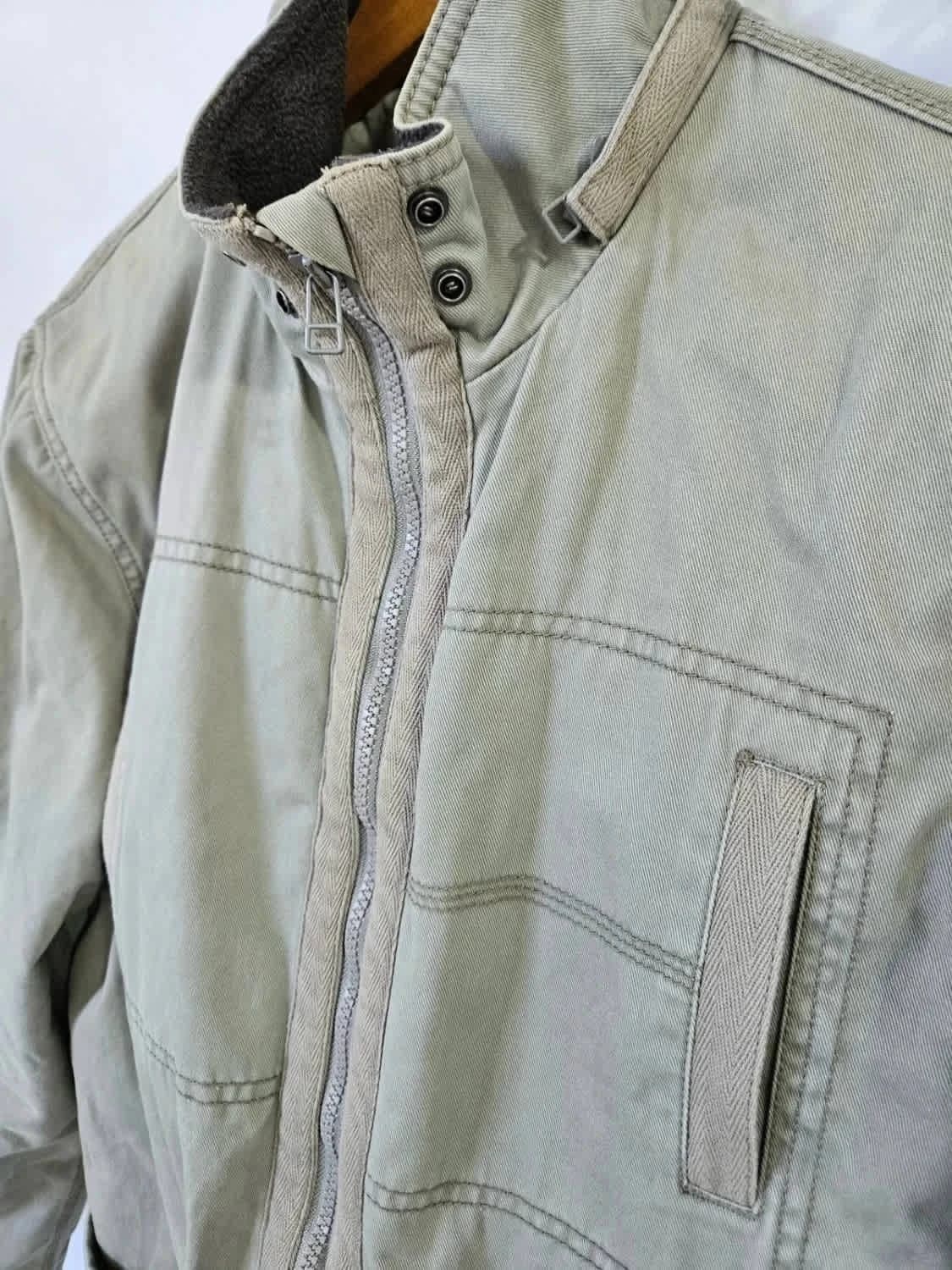 Blouson beige Oxbow brodé avec poches - Photo 6/11