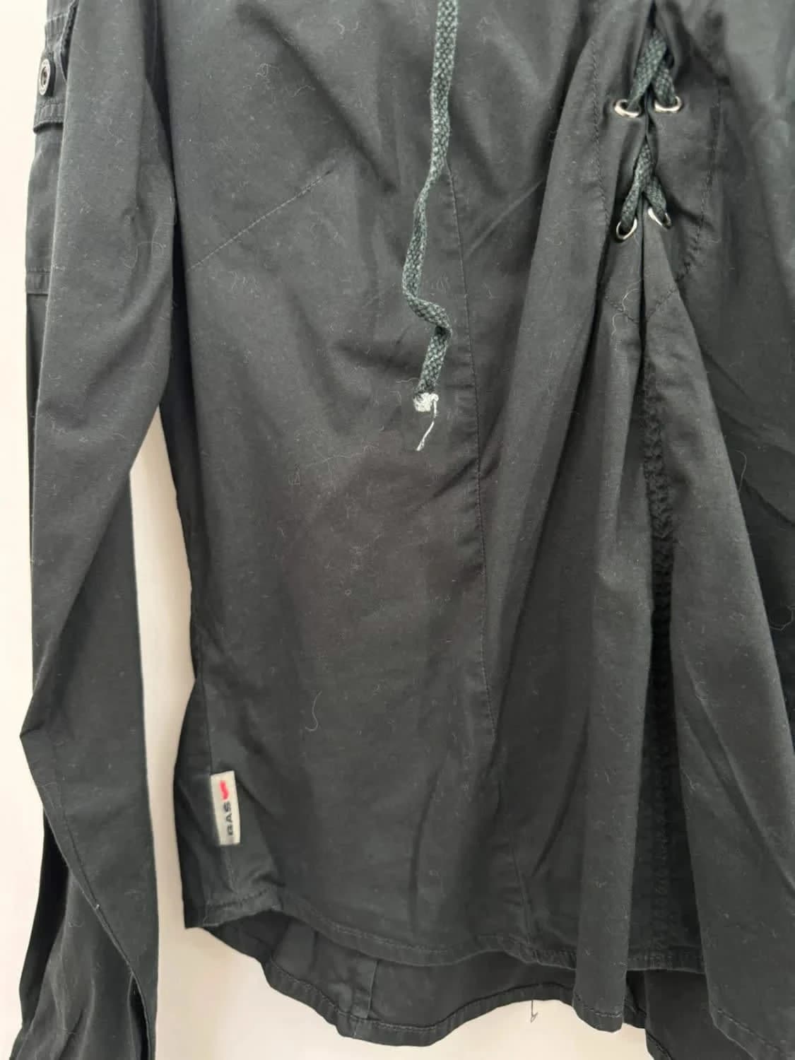 Blouse noire avec laçage Gas taille M - Photo 5/6